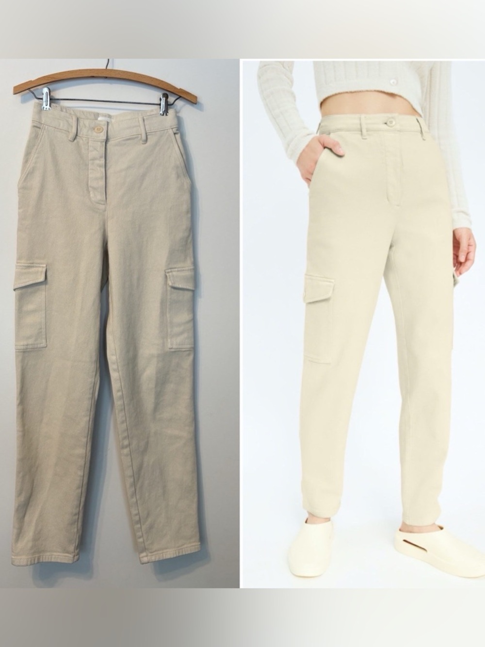 Aritzia Wilfred Free Modern Cargo Pant in Birch Size 0